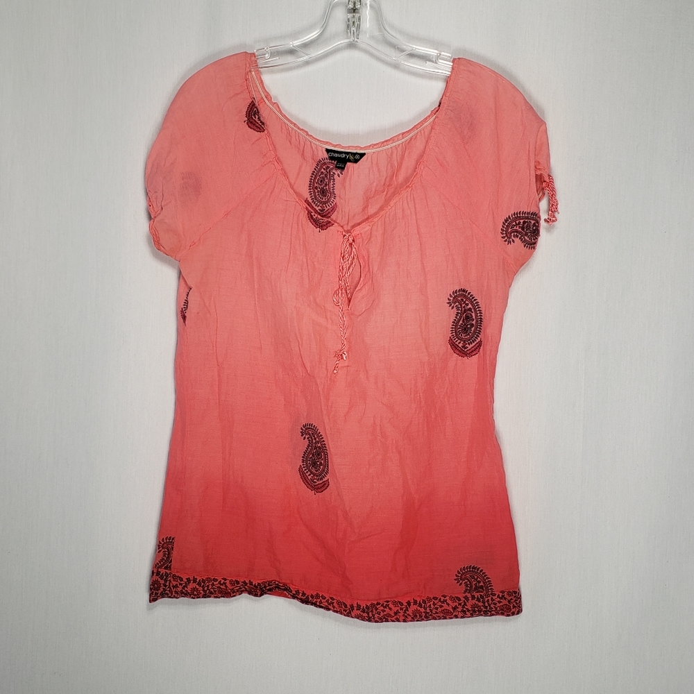 Pink ChaudryKC Summer Blouse